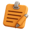 Notes got buried in clutter, messy to organize, and impossible to find later.