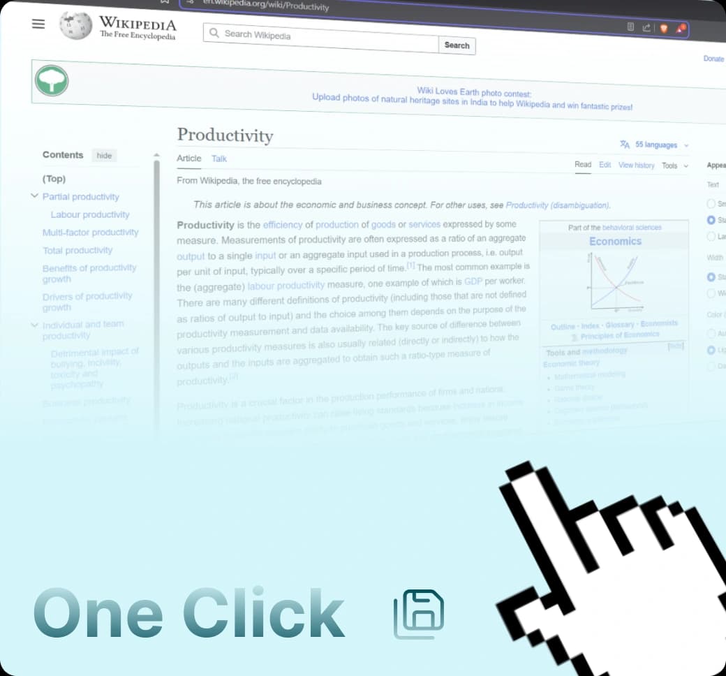 One Click Peace of Mind