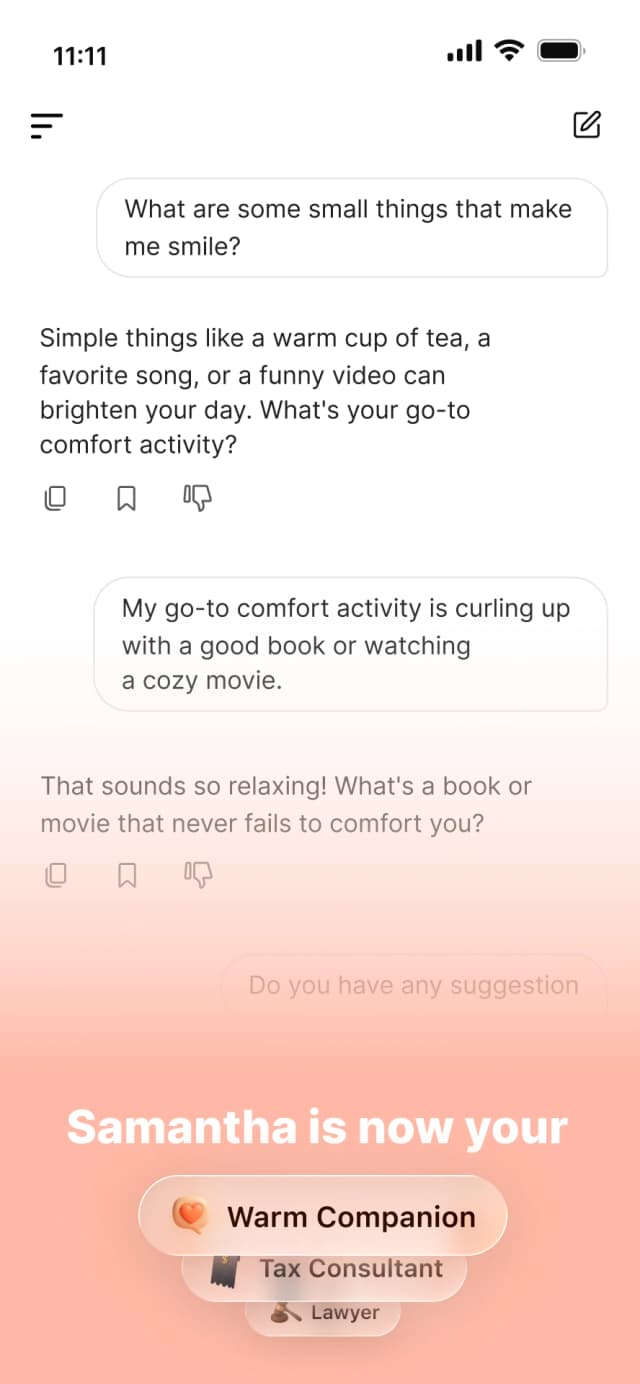 mobile screen