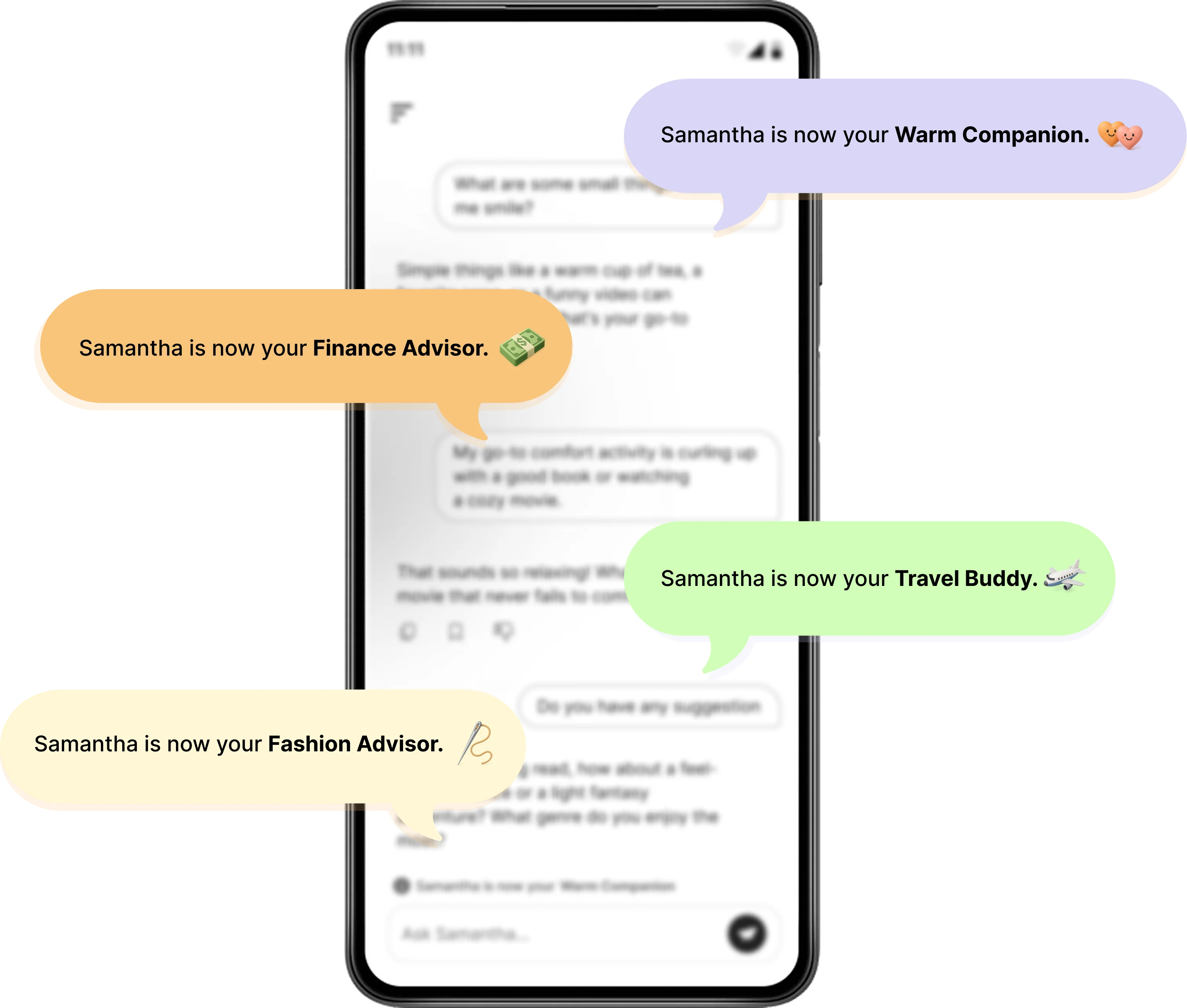 samantha chat page